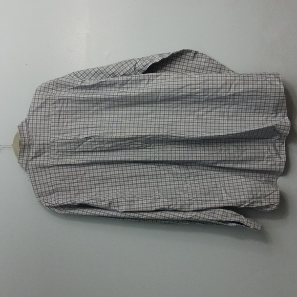 L.L.Bean size XXL-Tall men's plaid blue and white long sleeves shirt. - Picture 7 of 16